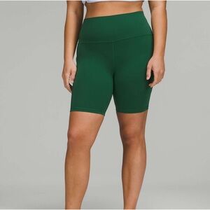 NWT Lululemon Align Shorts with Pockets 8 Inches Size 4 Everglade Green